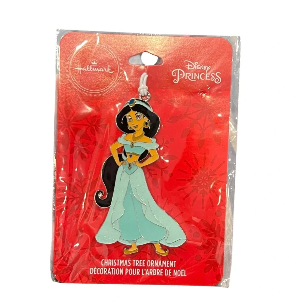 Hallmark Disney’s Princess Jasmine Christmas Tree Ornament‎ Metal Enamel NEW
